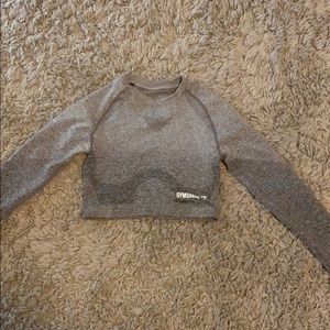 Gymshark seamless long sleeve crop top